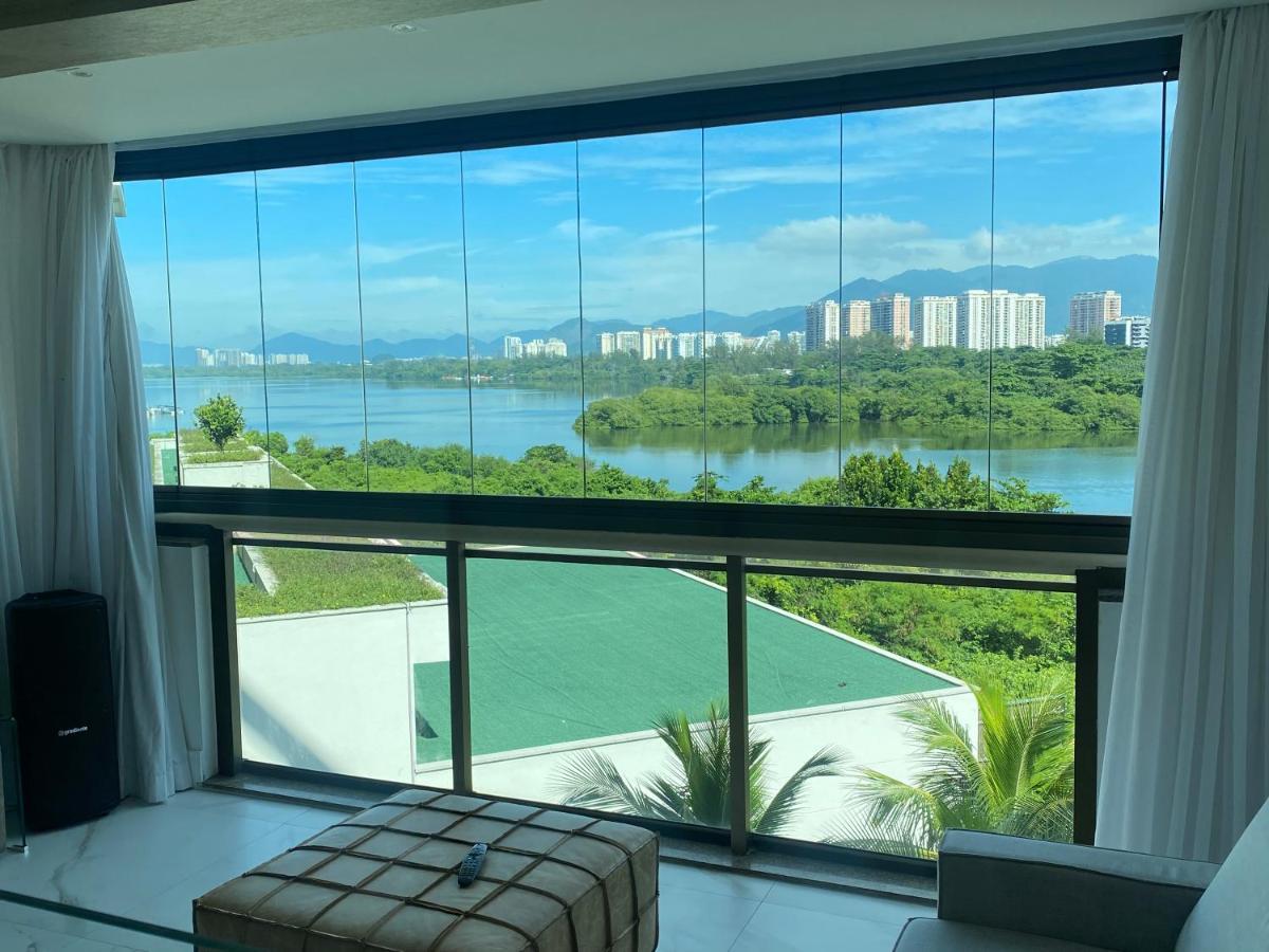 Apto De Frente Para A Praia Com Vista Pra Lagoa Рио-де-Жанейро Экстерьер фото